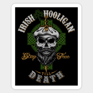 Irish Hooligan St Patricks Celtic Sticker