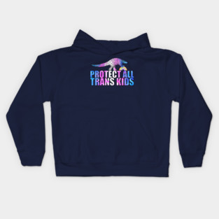 Protect Trans Kids Says The Pangolin Kids Hoodie