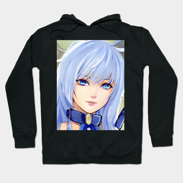 manga art cosplay blue eyes Hoodie by animegirlnft