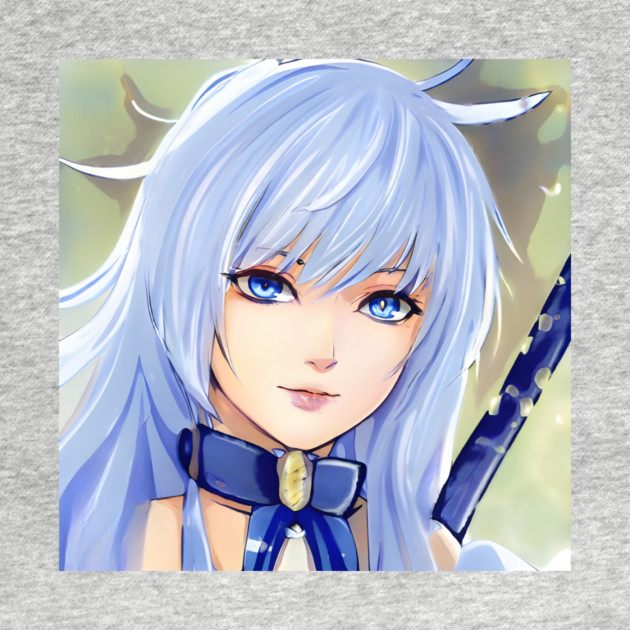 manga art cosplay blue eyes by animegirlnft