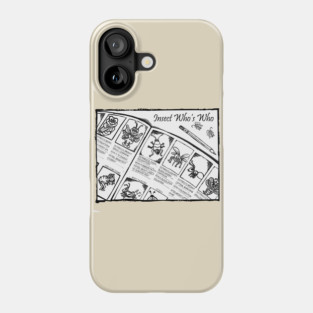 Insect Who's Who Phone Case