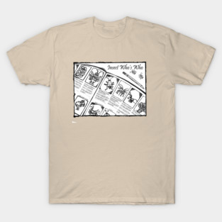 Insect Who's Who T-Shirt