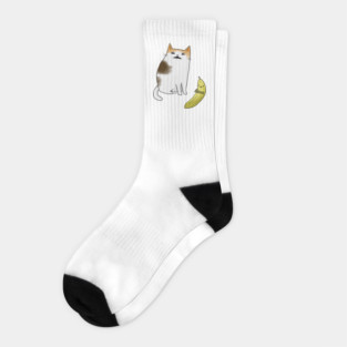 Banana Cat Socks