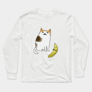 Banana Cat Long Sleeve T-Shirt