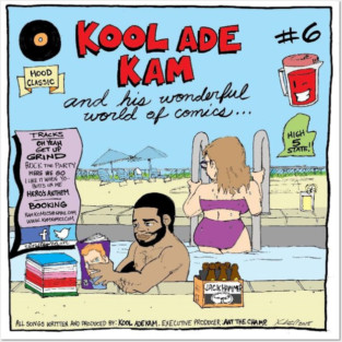 Support Kam Komics:  Kool Ade Kam and his wonderful world of comics... Posters and Art
