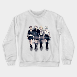 Golden Witch Girls Crewneck Sweatshirt