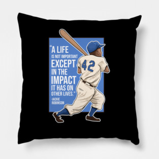 Jackie Robinson Pillow