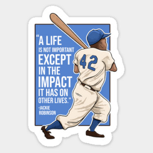 Jackie Robinson Sticker