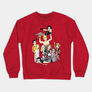 Rocky Horror picture Show - cartoon style Crewneck Sweatshirt