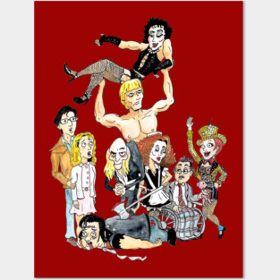 Rocky Horror picture Show - cartoon style Posters and Art