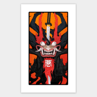 Samurai jack Aku Sticker