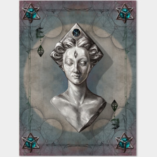 Ethereum card, Spiritual, Divine Feminine Fantasy art Posters and Art