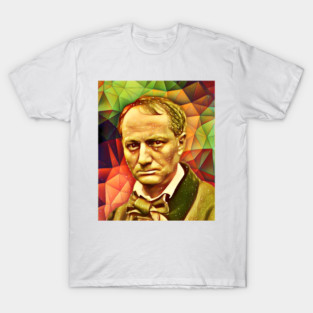 Charles Baudelaire Snow Portrait | Charles Baudelaire Artwork 15 T-Shirt