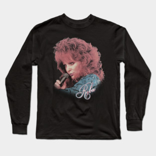 Reba McEntire // Vintage Faded 80s Long Sleeve T-Shirt
