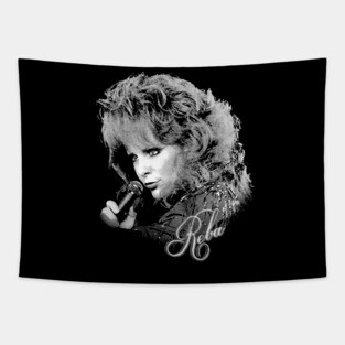 Reba McEntire // Vintage Faded 80s Tapestry