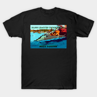 20,000 Leagues under the sea poster art T-Shirt