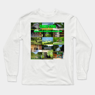 Cades Cove poster A Long Sleeve T-Shirt