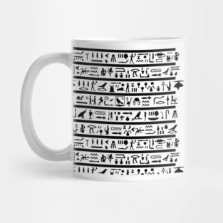Egyptian Hieroglyphs Mug