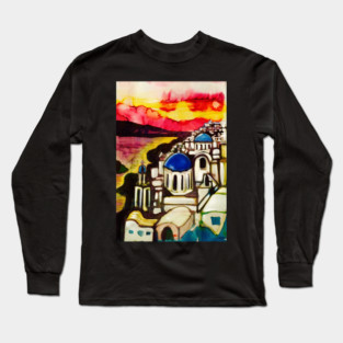 Santorini Long Sleeve T-Shirt