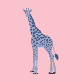 Blue Giraffe T-Shirt