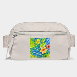 Tropical Flowers Three Bag
