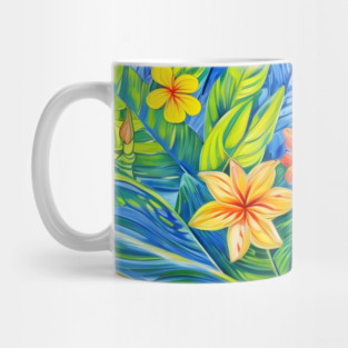 Tropical Flowers Three Mug