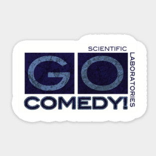 Go Comedy Scientific Laboratories Sticker