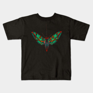Psychedelic Moth Kids T-Shirt