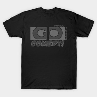 Go Comedy Grey logo T-Shirt