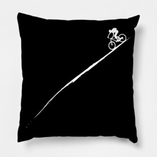 mountain bike cycling downhill gift cyclist mountain biker bicycle Pillow