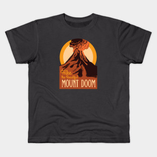 Hike the Beautiful Mount Doom • Lord of the Rings • National Parks Kids T-Shirt
