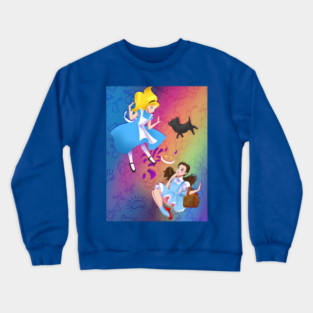Rainbows in Wonderland Crewneck Sweatshirt