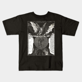 Cornelis Galle I, “Lucifer” (c. 1595) Kids T-Shirt