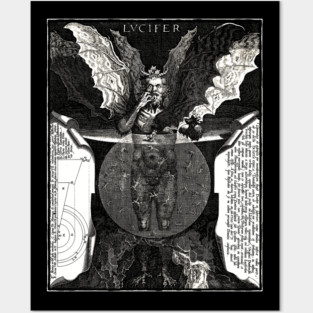 Cornelis Galle I, “Lucifer” (c. 1595) Posters and Art