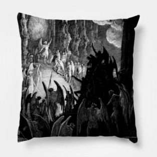 Court of devil Hell dore Pillow