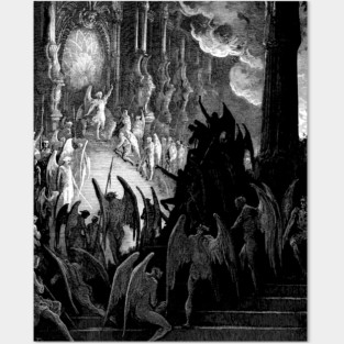 Court of devil Hell dore Posters and Art