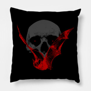 Bat skull Pillow