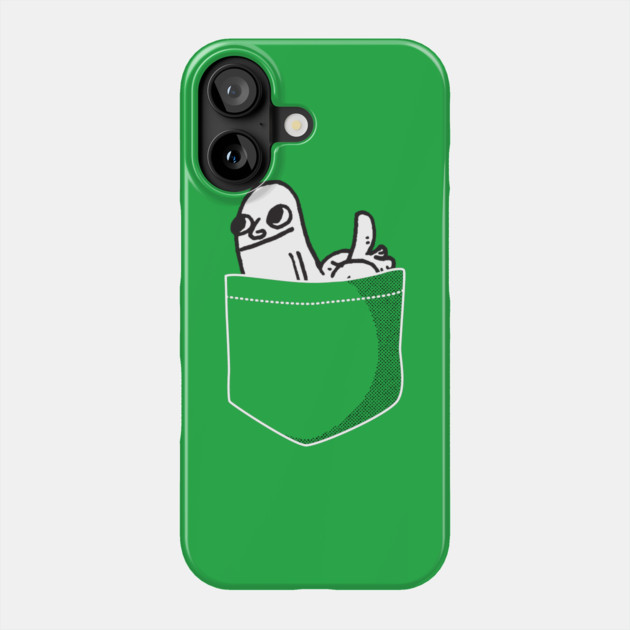 Pocket Dick Butt Phone Case by dumbshirts