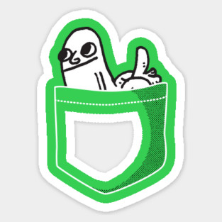 Pocket Dick Butt Sticker