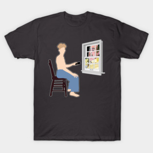 Rush - Power Windows - Slobovich Peeping Tom (Sawyer) T-Shirt