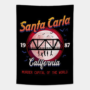 Santa Carla Lost Boys Tapestry
