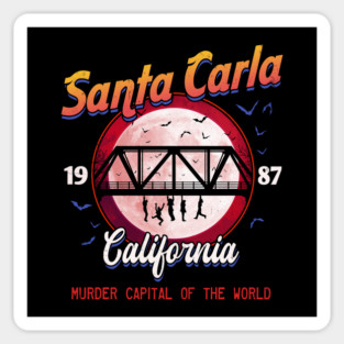 Santa Carla Lost Boys Sticker