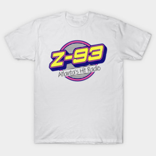 Z 93 Atlanta Hits Retro Defunct Radio Station T-Shirt