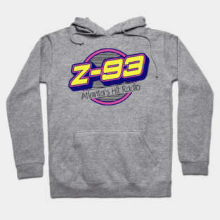 Z 93 Atlanta Hits Retro Defunct Radio Station Hoodie