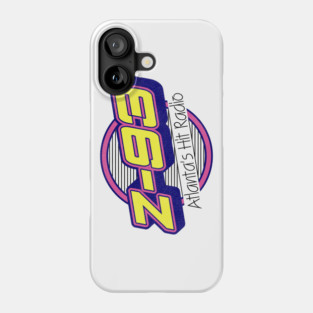 Z 93 Atlanta Hits Retro Defunct Radio Station Phone Case