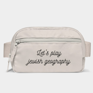 Let's play jewish geography Bag