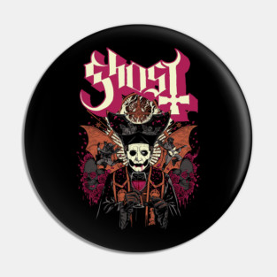 Ghost Band Pin