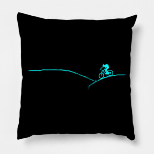 mountain bike cycling gift mountain biking cycling bicycle mtb Pillow