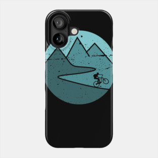 mountain bike cycling mtb mountain biking cyclist gift Phone Case