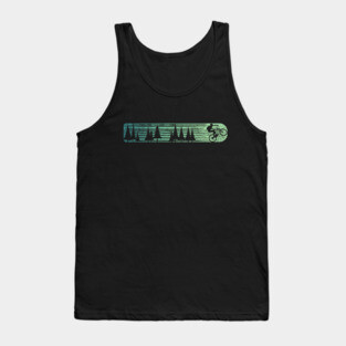 cycling mountain bike mtb gift cyclist mountain biking Tank Top